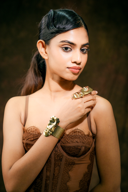 Golden Visage Bracelet