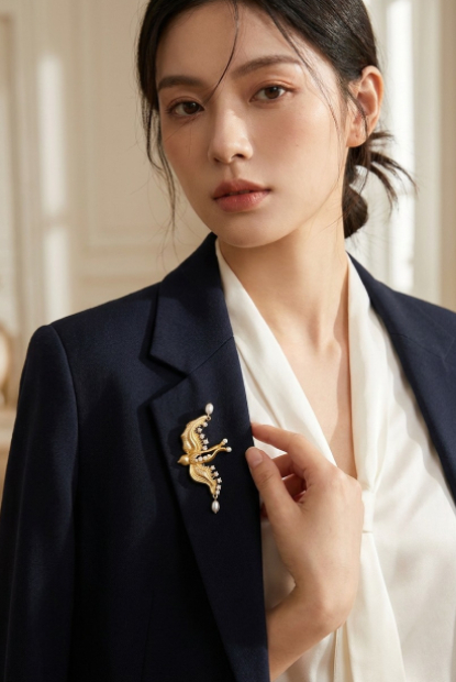 Bird Of Grace Brooch