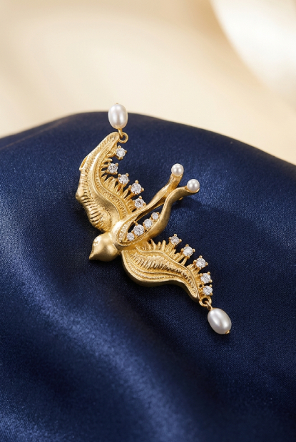 Bird Of Grace Brooch