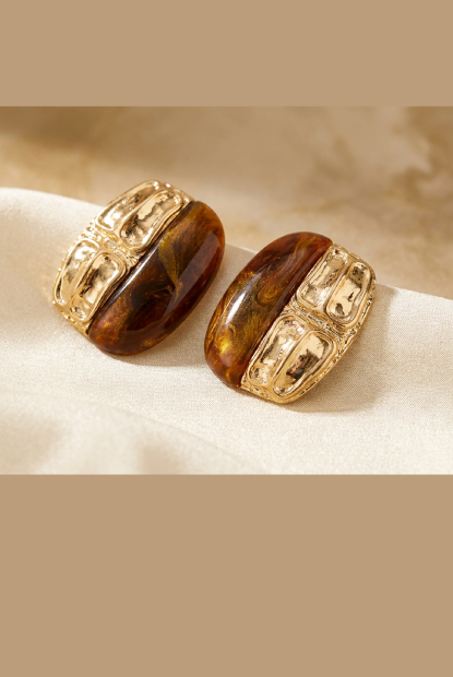 Molten Ambra Studs