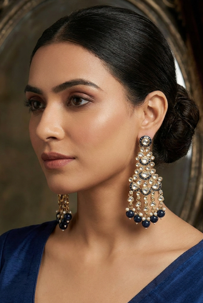 Sapphire Royale Jhumka