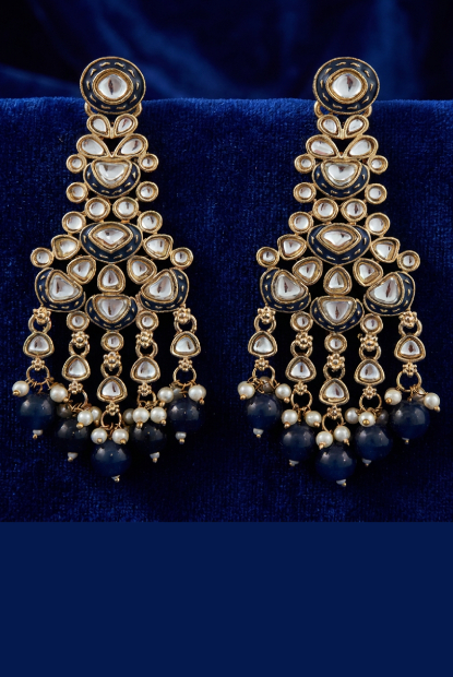 Sapphire Royale Jhumka