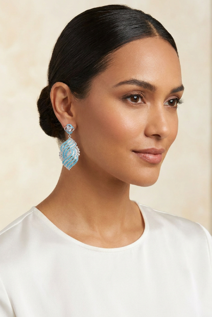 Turquoise Wave Drop