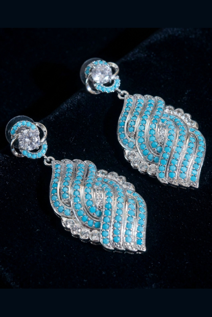 Turquoise Wave Drop